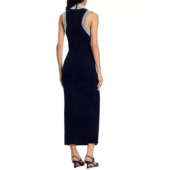 Lucky Embellished Velvet Knit Dress - Picture 3 of 6